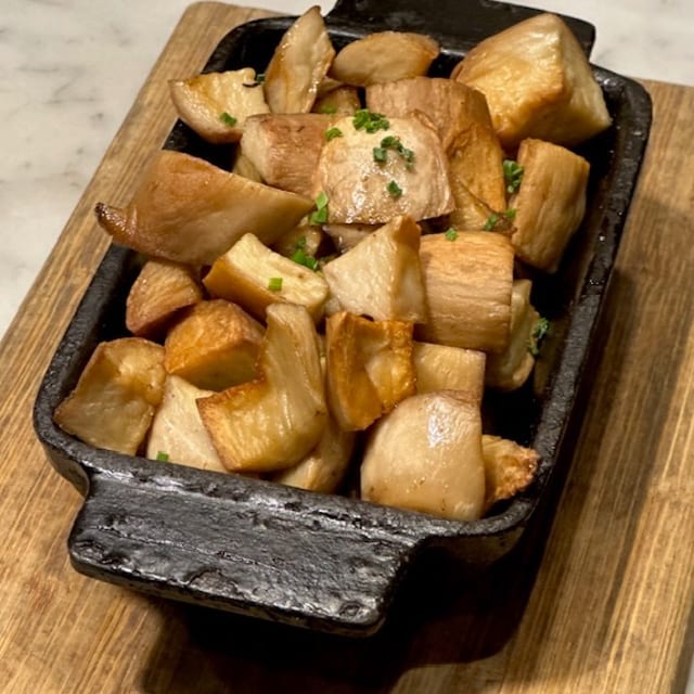 Roasted Mushrooms.