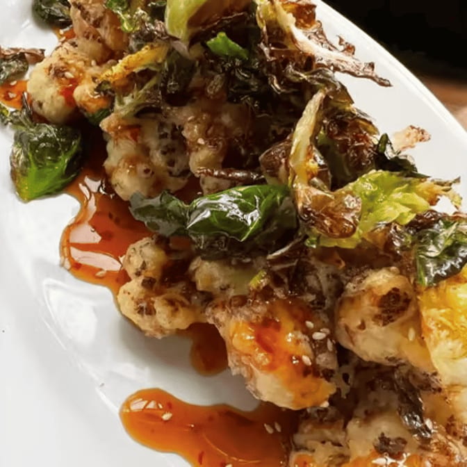 Korean Fried Cauliflower.