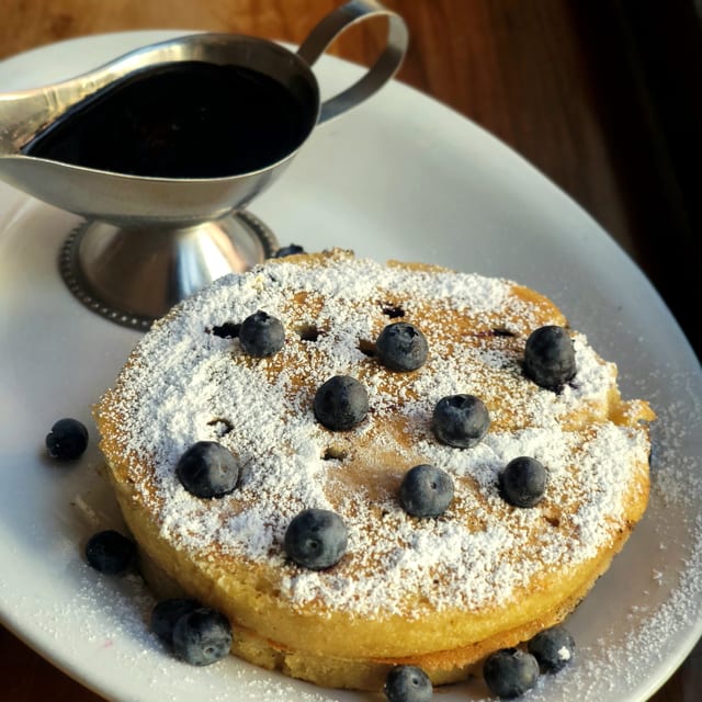 Stack of Buttermilk Pancakes.