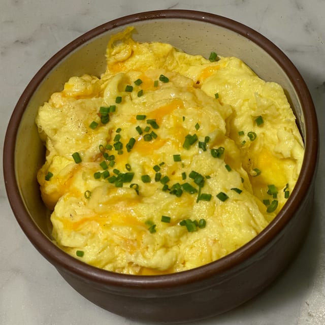 Scrambled Eggs w/ Cheese.