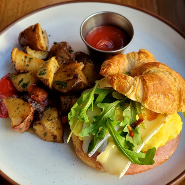 Breakfast Croissant.