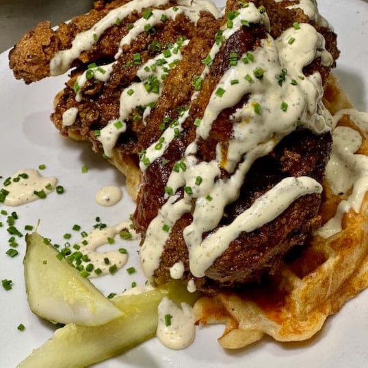 Nashville Hot Fried Game Hen.