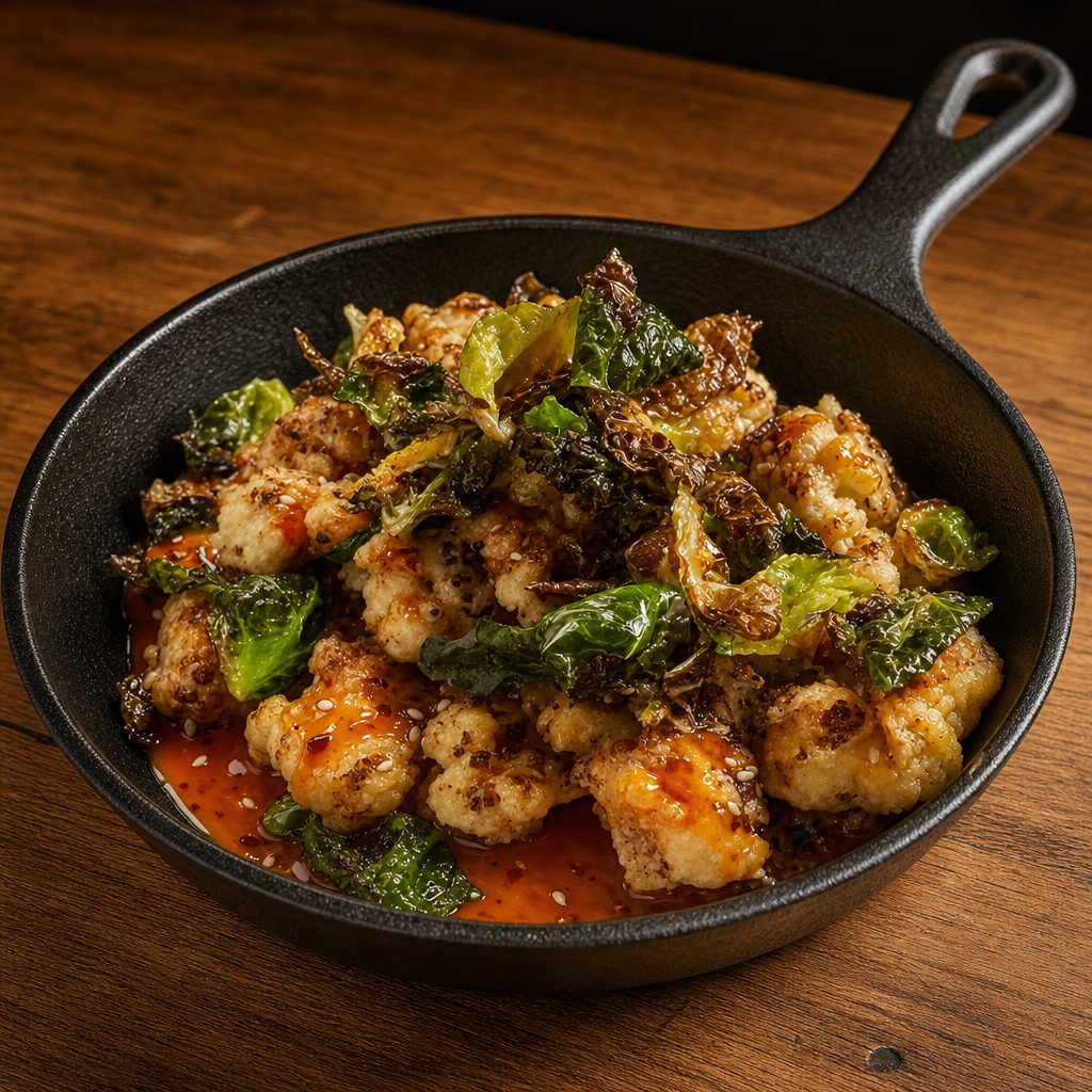 Korean Fried Cauliflower.
