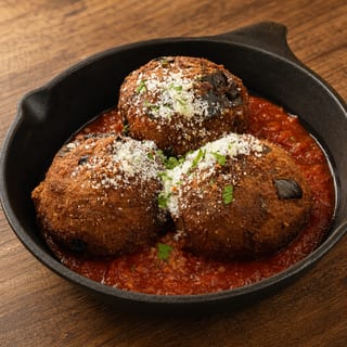 Eggplant Parmesan Meatballs