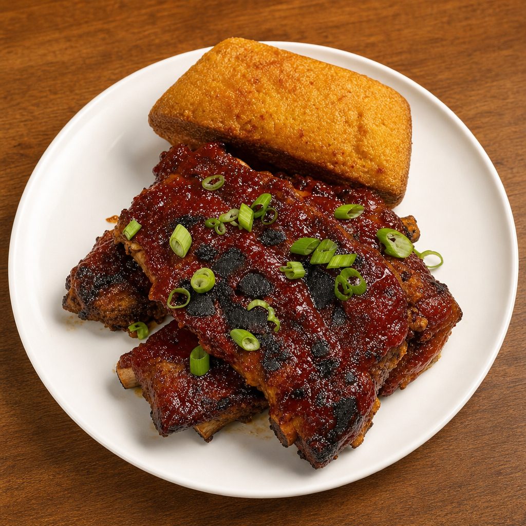 1/2 Rack of Baby Back Ribs.
