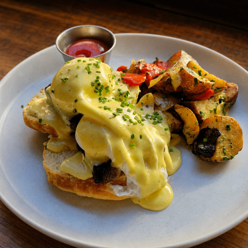 Pork Belly Benedict.