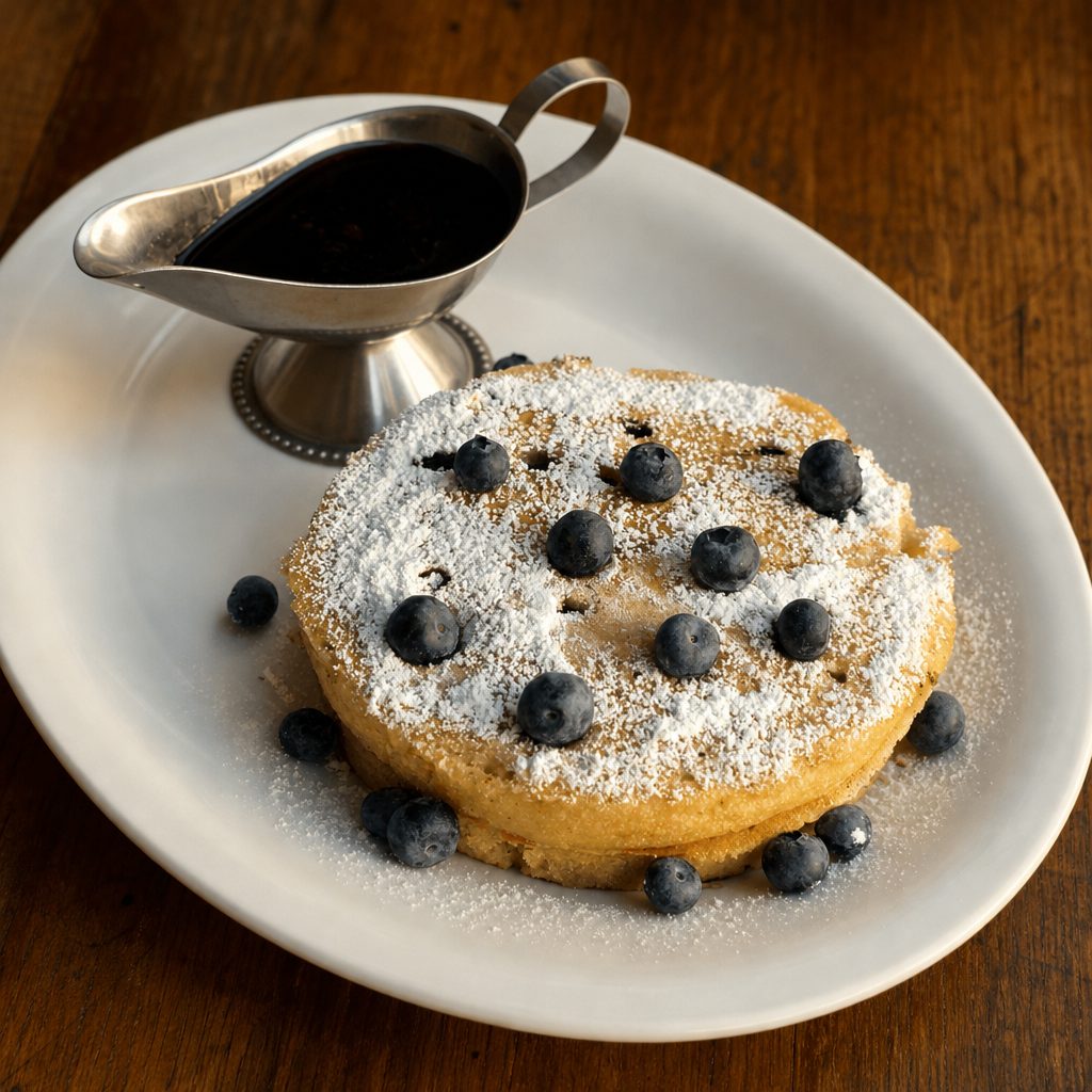 Stack of Buttermilk Pancakes.