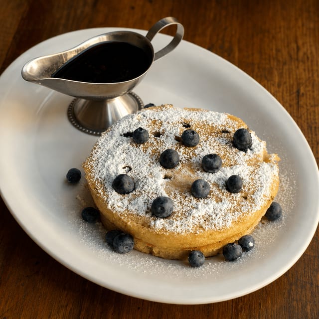 Stack of Buttermilk Pancakes.