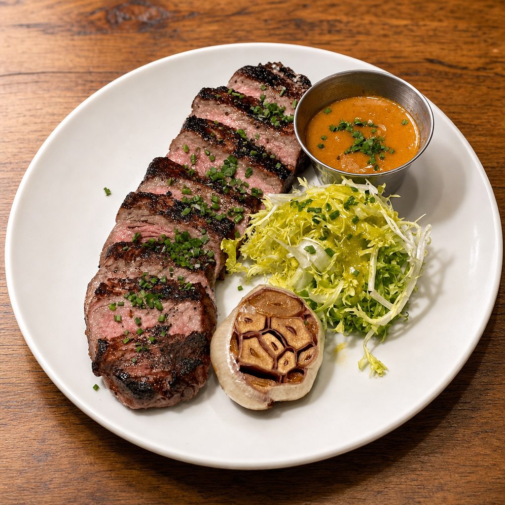 12oz Strip Steak.