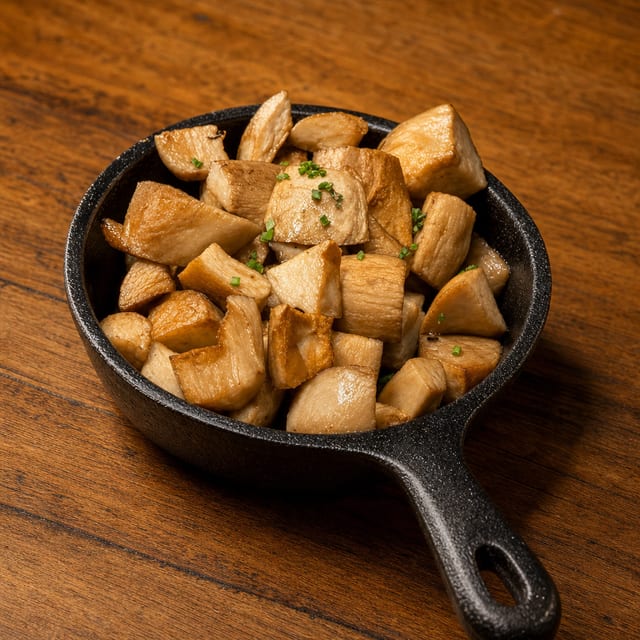 Roasted Mushrooms.