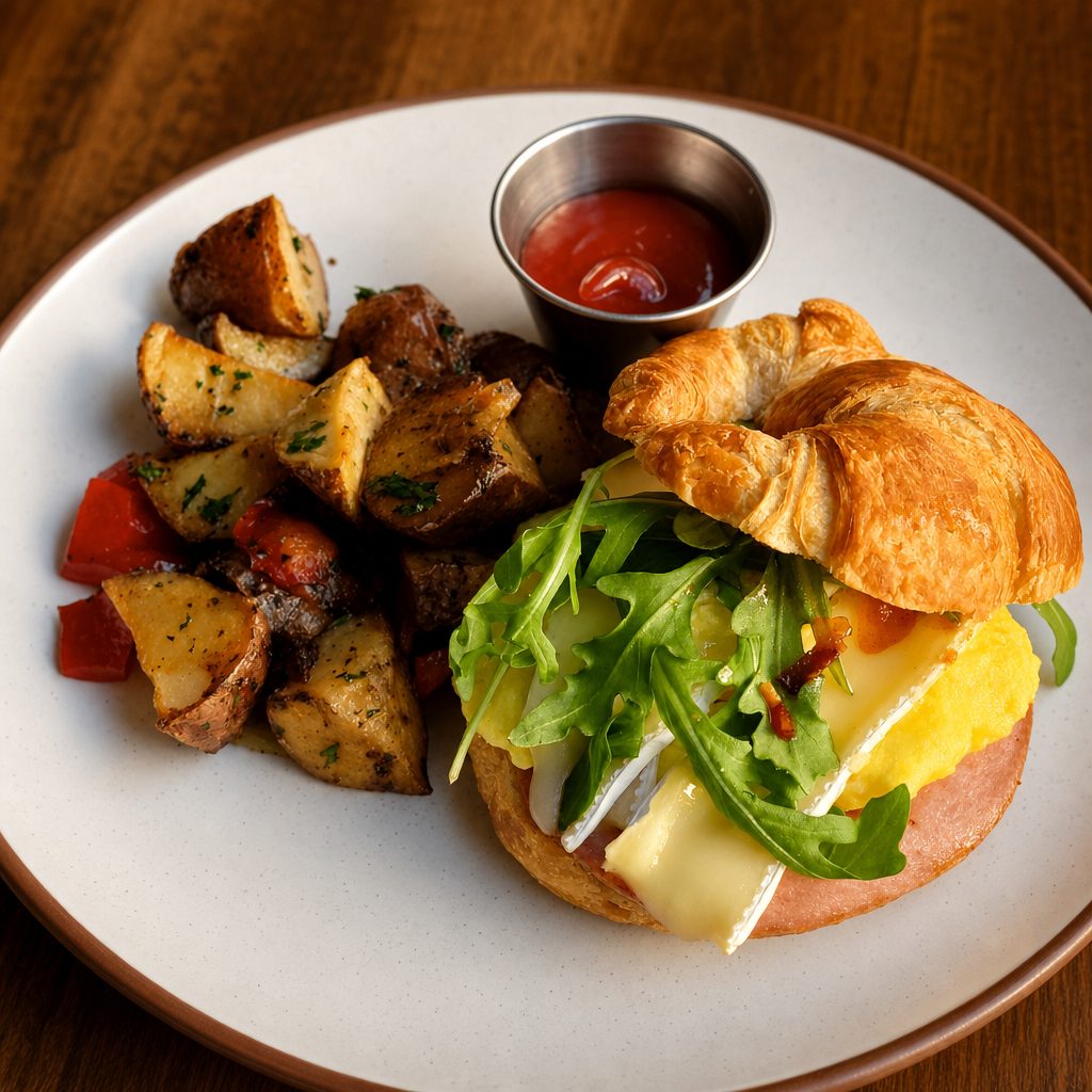 Breakfast Croissant.