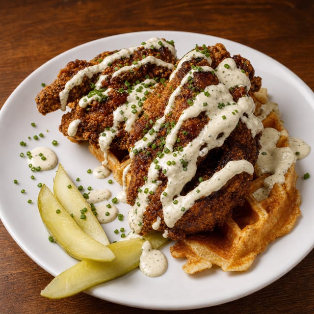 Nashville Hot Fried Game Hen.