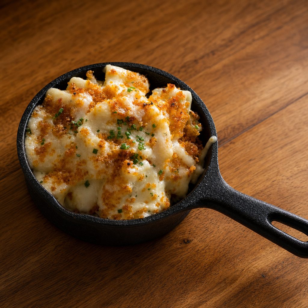 Smoked Gouda Mac-N-Cheese.