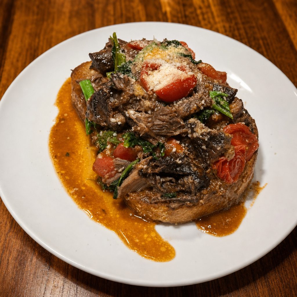 Braised Short Rib Toast.